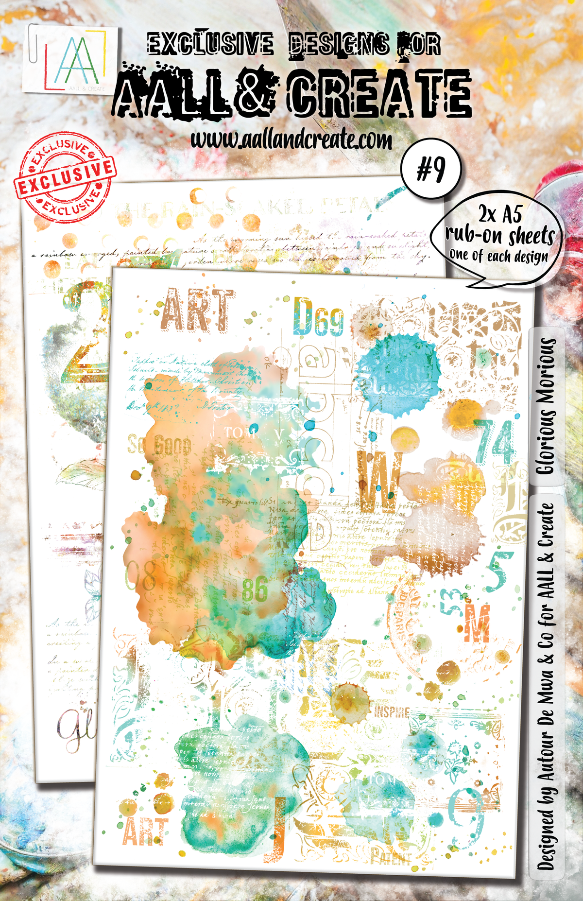 AALL et Create Rub-Ons - Glorious Morious