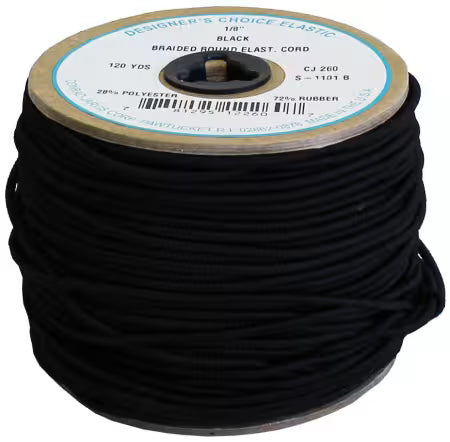 Round Cord Elastic 1/8"