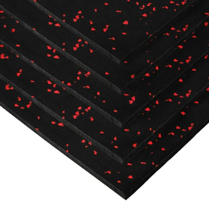 HAJEX Tapis de Sol Durs pour Salle de Sport - Lot de 6