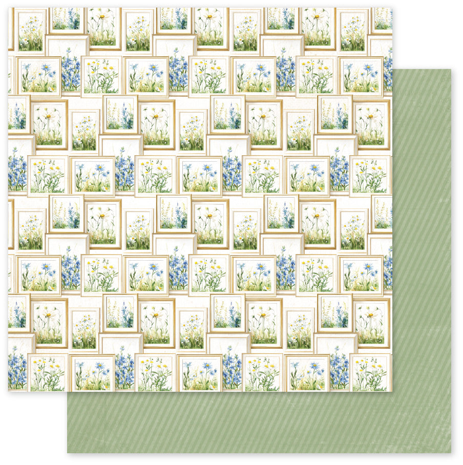 Collection de papiers "Basiques rustiques de printemps" 30x30 cm 34254
