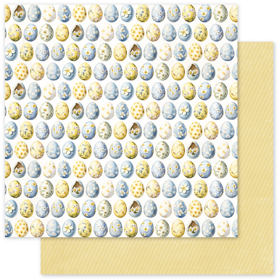 Collection de papiers "Basiques rustiques de printemps" 30x30 cm 34254
