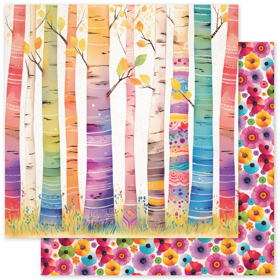 Collection de papiers Rainbow Village 6x6 35484