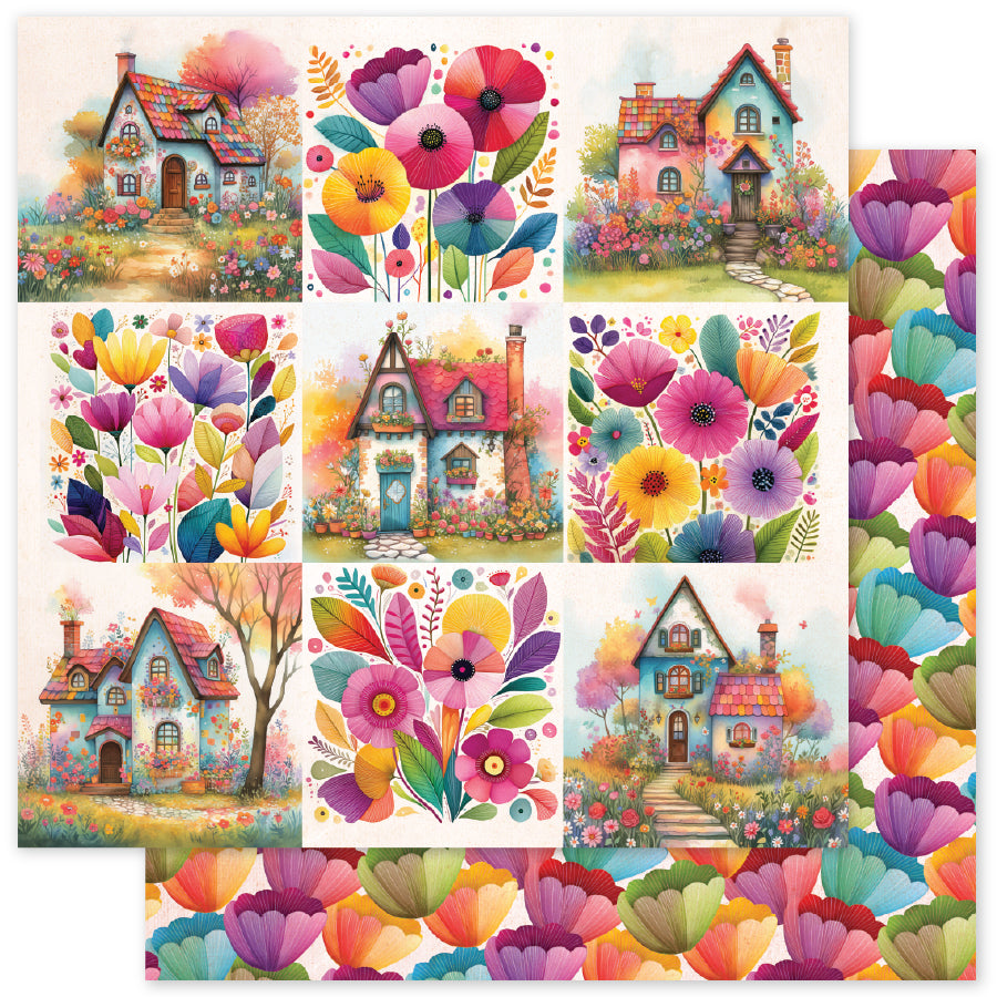 Collection de papiers Rainbow Village Basics 6x6 35319