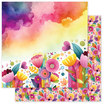Rainbow Village Basics 12x12 Paper Collection 35322