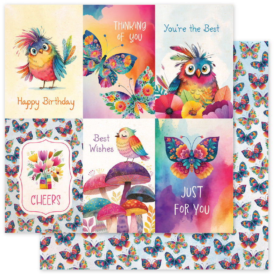 Collection de papiers Rainbow Village 6x6 35484