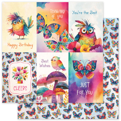 Collection de papiers Rainbow Village 6x6 35484