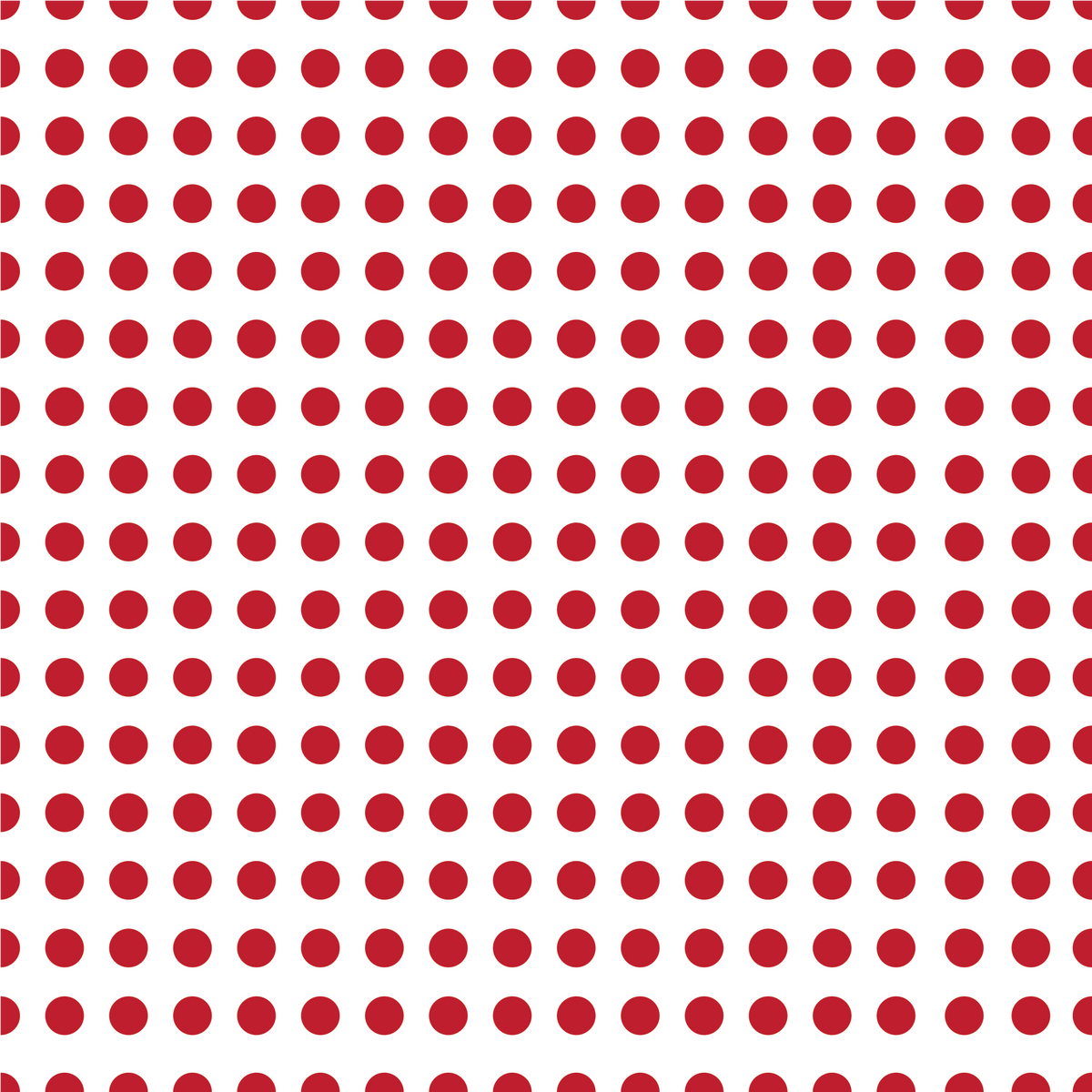 HTV à motifs à pois rouges