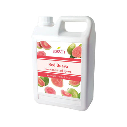 Red Guava | Multi-Use Premium Fruit Syrups | Bubble Tea Syrup | Fruit Puree | Fruit Smoothie | Fruit Slush Mix | Ships Free Within Canada on Orders Above CAD $199
