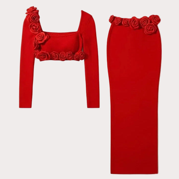 Ensemble fleuri Anna