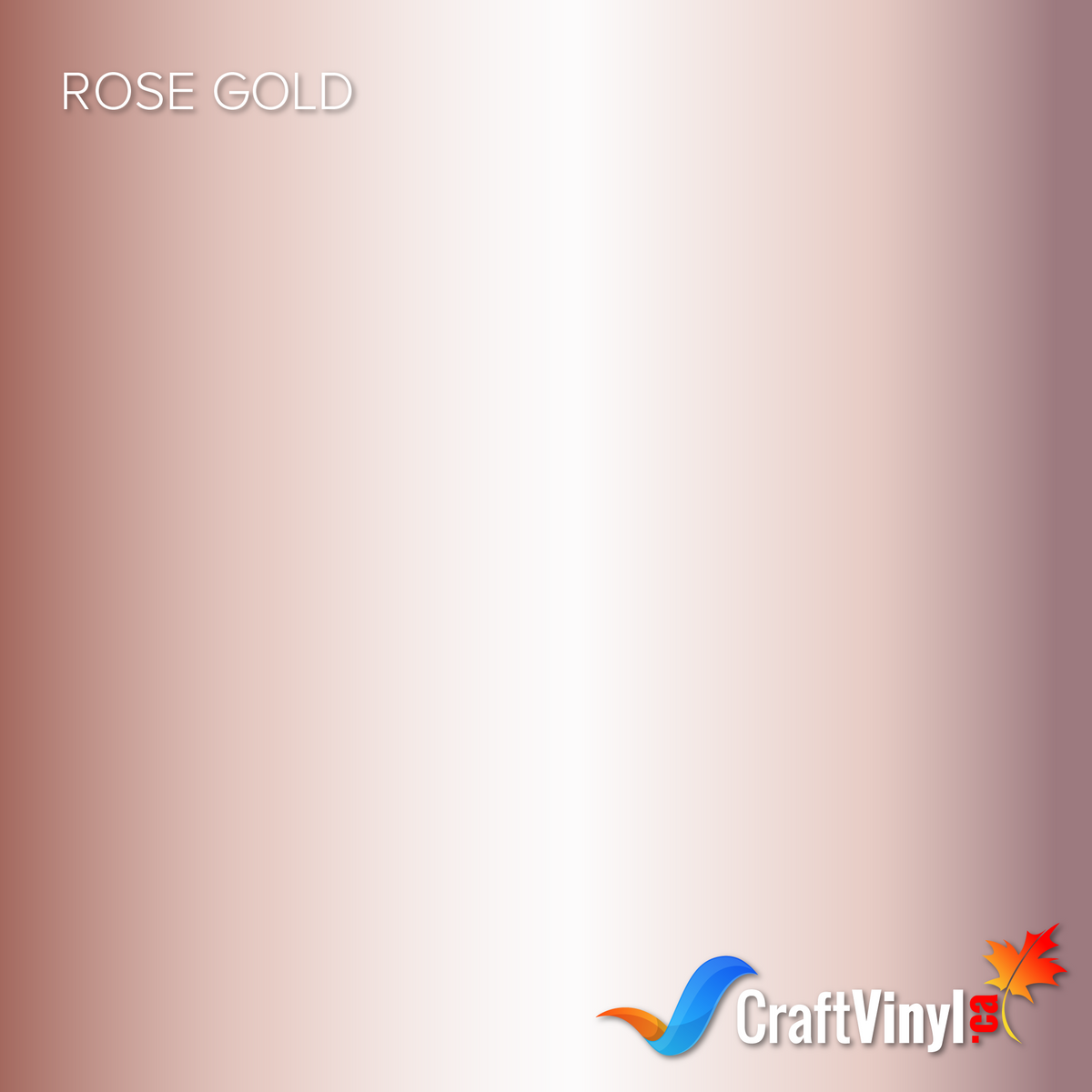 Vinyle thermocollant or rose artisanal rouleau de 30,5 cm x 9,14 mètres