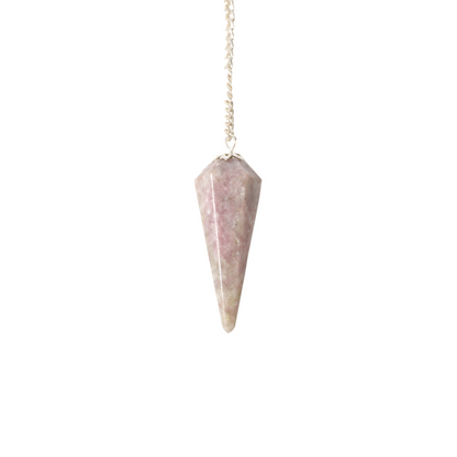 Ruby Zoisite Pendulum 6 Facet & Bead - 3 Pack
