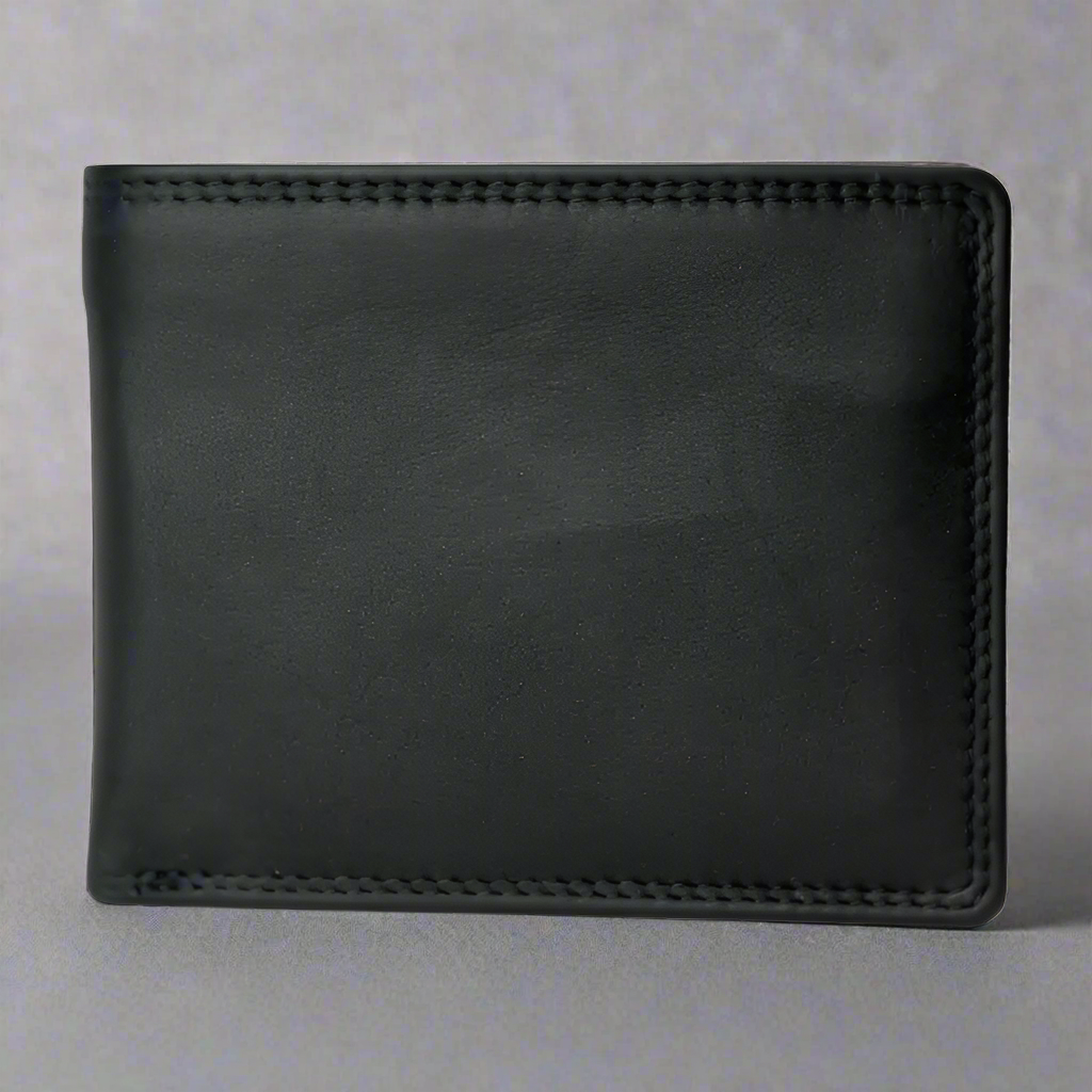 Portefeuille en cuir à deux volets Rugged Earth pour homme