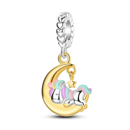 Breloque Licorne Onirique en Argent Sterling
