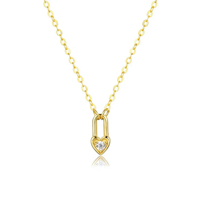 Pendentif Cœur en Argent Sterling