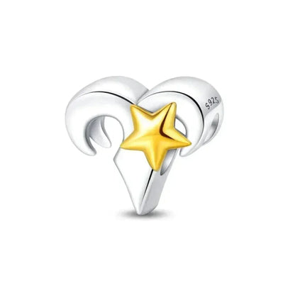 Breloque Zodiaque Délicate en Argent 925 : Personnalisez Votre Bracelet Avec Votre Constellation