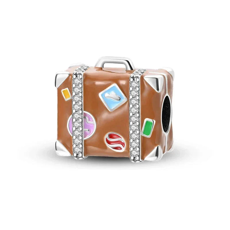 Breloque en argent sterling « Voyage »