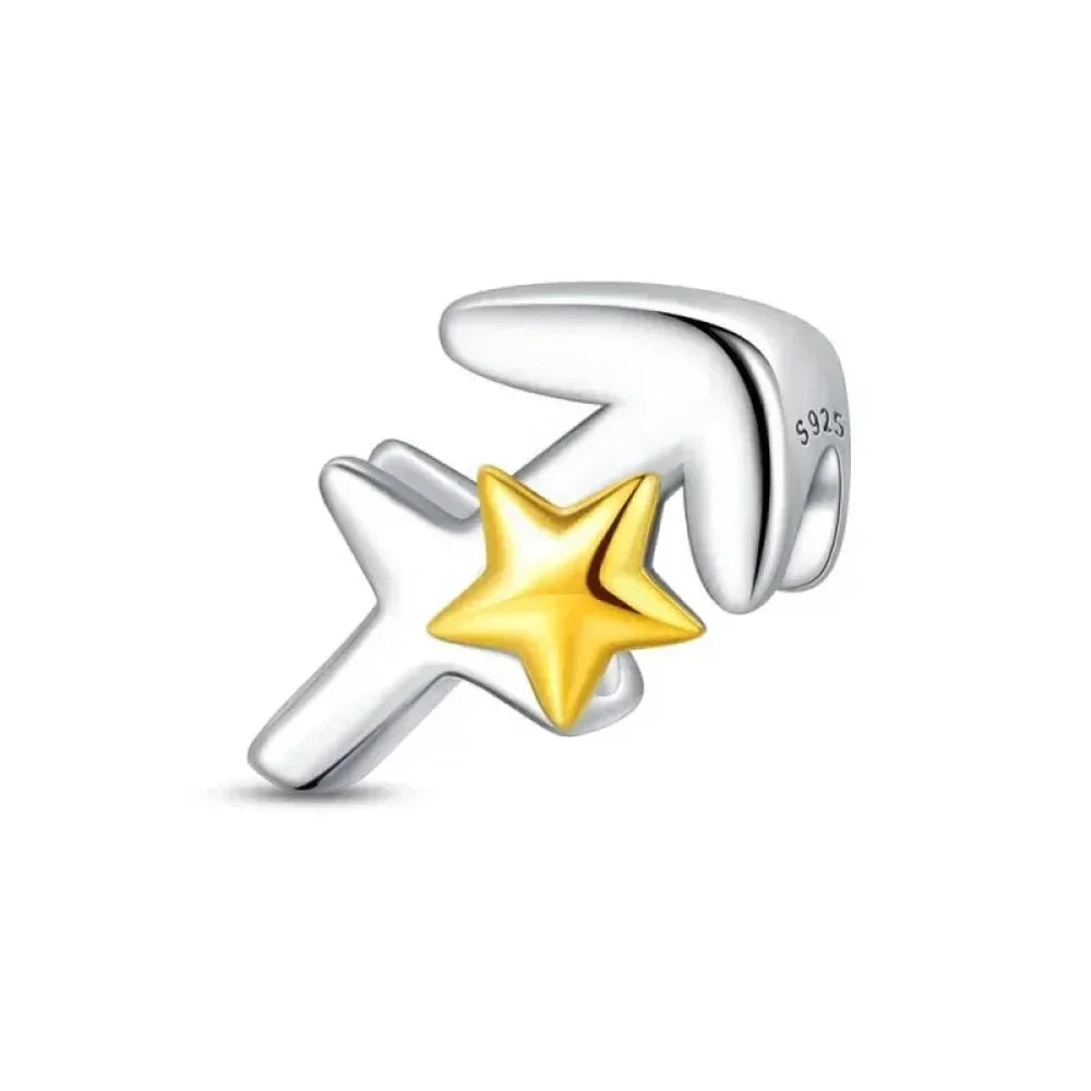 Breloque Zodiaque Délicate en Argent 925 : Personnalisez Votre Bracelet Avec Votre Constellation