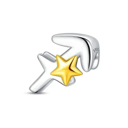 Breloque Zodiaque Délicate en Argent 925 : Personnalisez Votre Bracelet Avec Votre Constellation