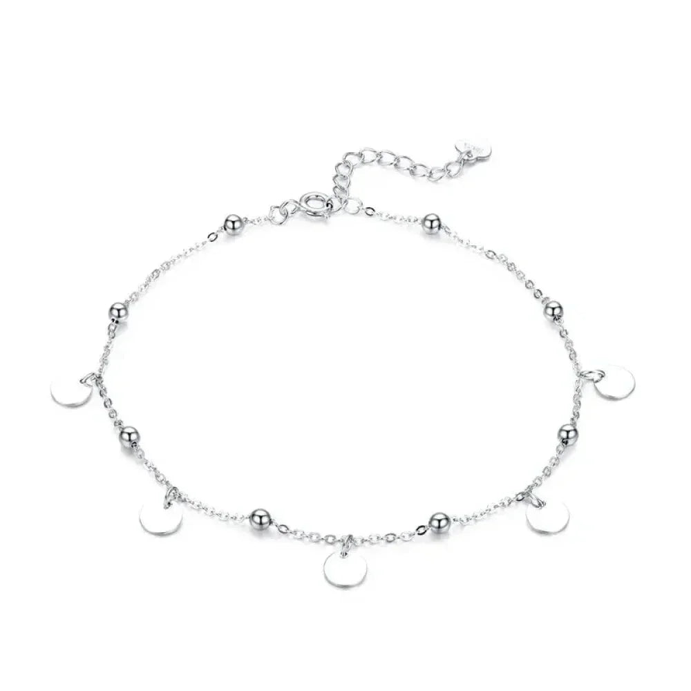 La chevillère moderne géométrique en argent sterling 925
