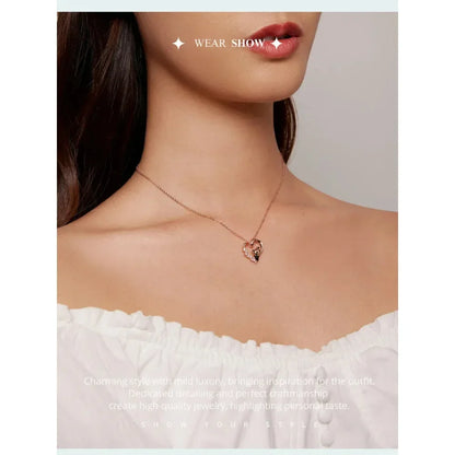 Collier Panda Bébé en Argent Sterling 925 avec Cristal | Pendentif Animal Mignon en Émail Chaîne Maillon | Cadeau pour Femme - 17.71'' Scn453