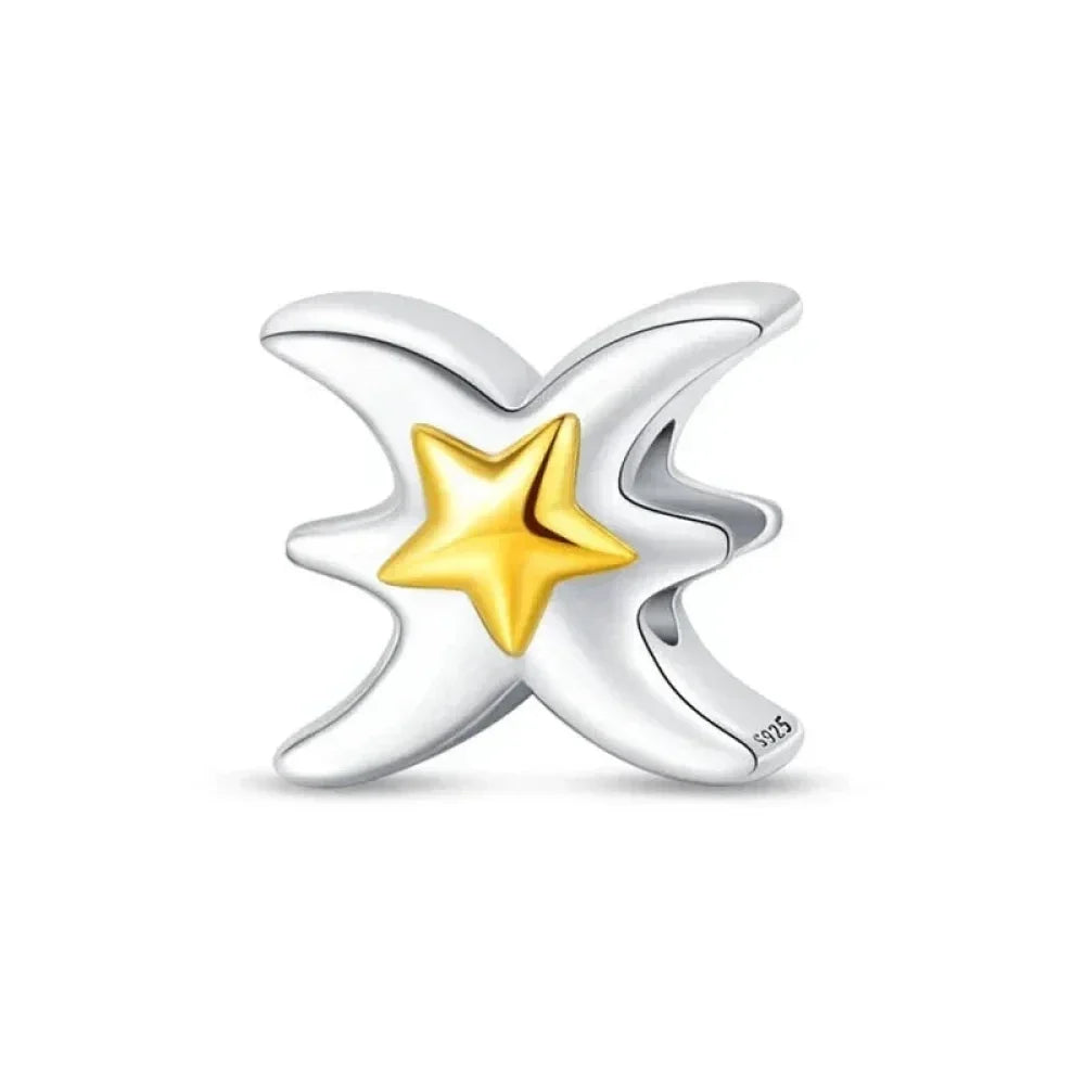 Breloque Zodiaque Délicate en Argent 925 : Personnalisez Votre Bracelet Avec Votre Constellation