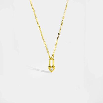 Pendentif Cœur en Argent Sterling