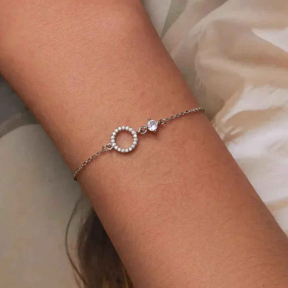 Bracelet en chaîne en argent sterling 925