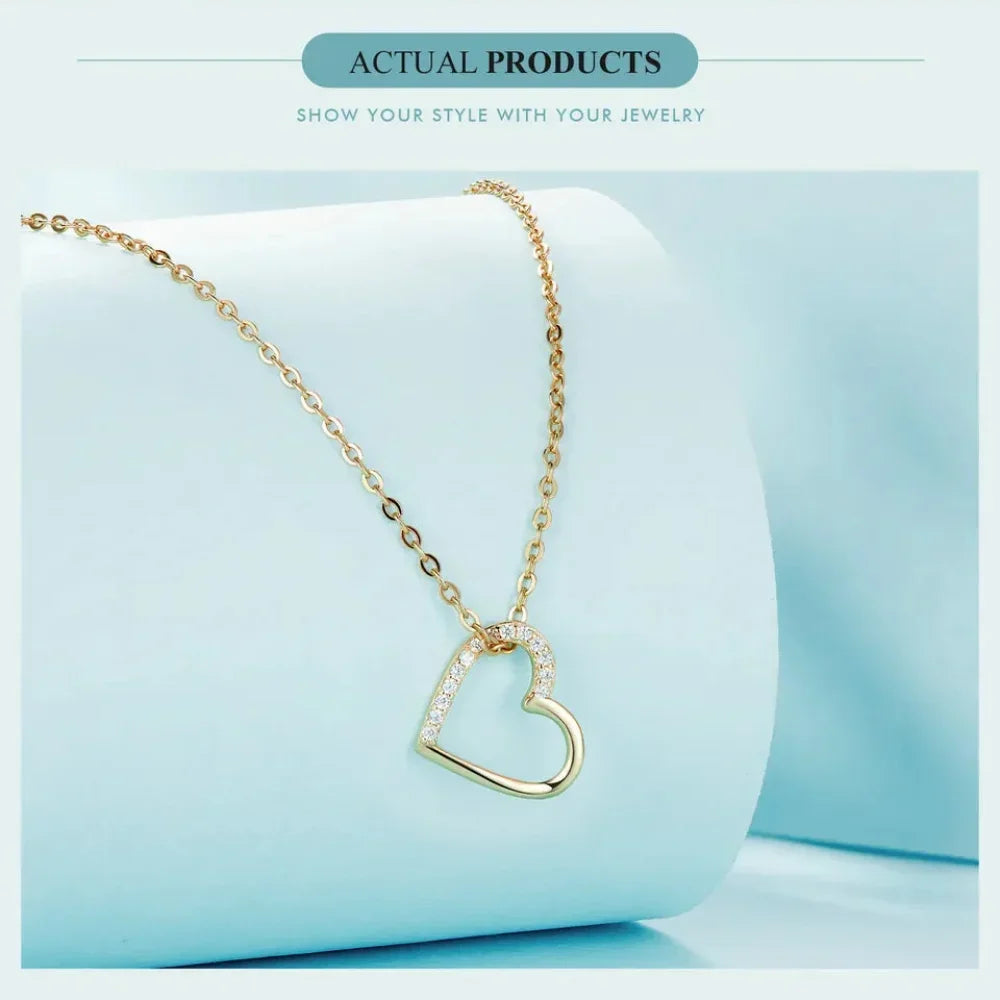 Collier à Chaîne en Argent Sterling 925 Véritable pour Femme - Bijoux Fins 46 cm