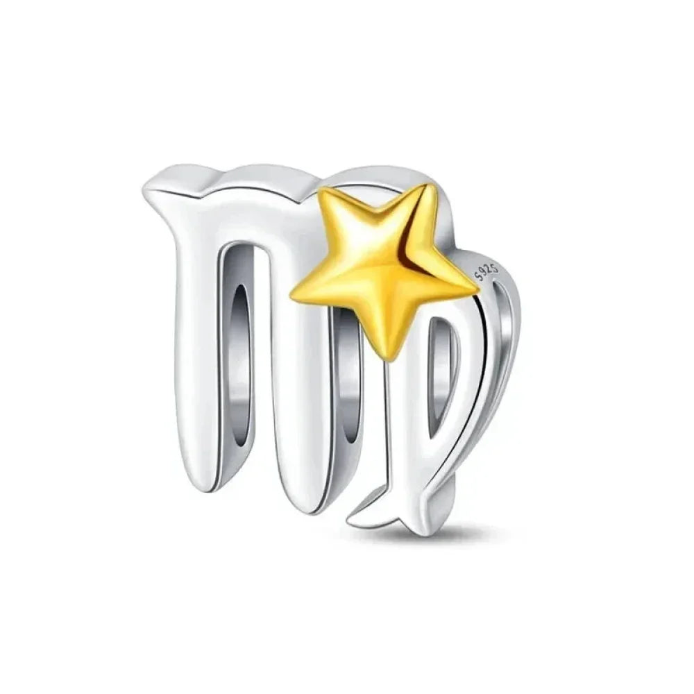 Breloque Zodiaque Délicate en Argent 925 : Personnalisez Votre Bracelet Avec Votre Constellation