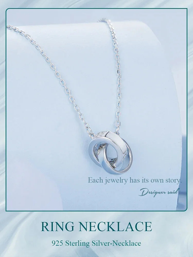 Cœurs connectés : Collier pendentif en argent sterling étoile/cœur/chat