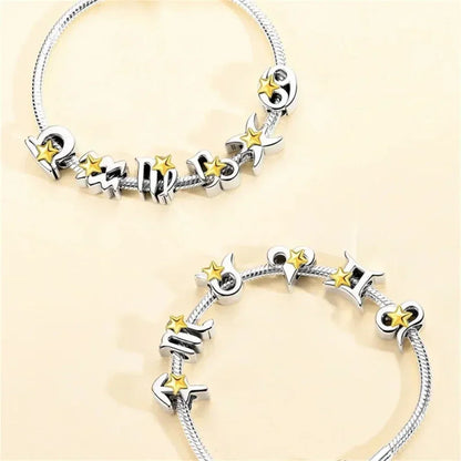 Breloque Zodiaque Délicate en Argent 925 : Personnalisez Votre Bracelet Avec Votre Constellation