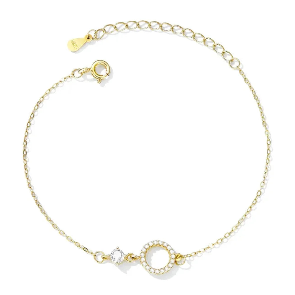 Bracelet en chaîne en argent sterling 925