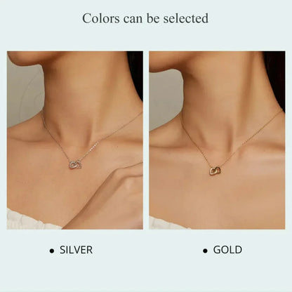 Collier avec pendentif cœur en argent sterling 925 - Cadeau idéal pour la Saint-Valentin