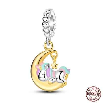 Breloque Licorne Onirique en Argent Sterling