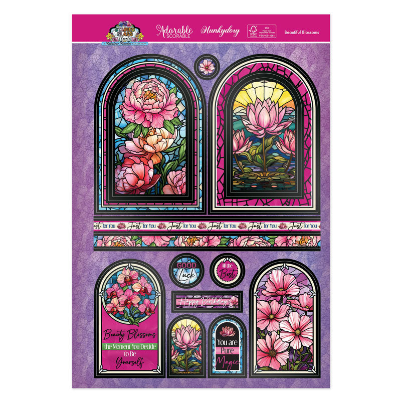 Collection de Luxe de Découpes "Belles Fleurs"