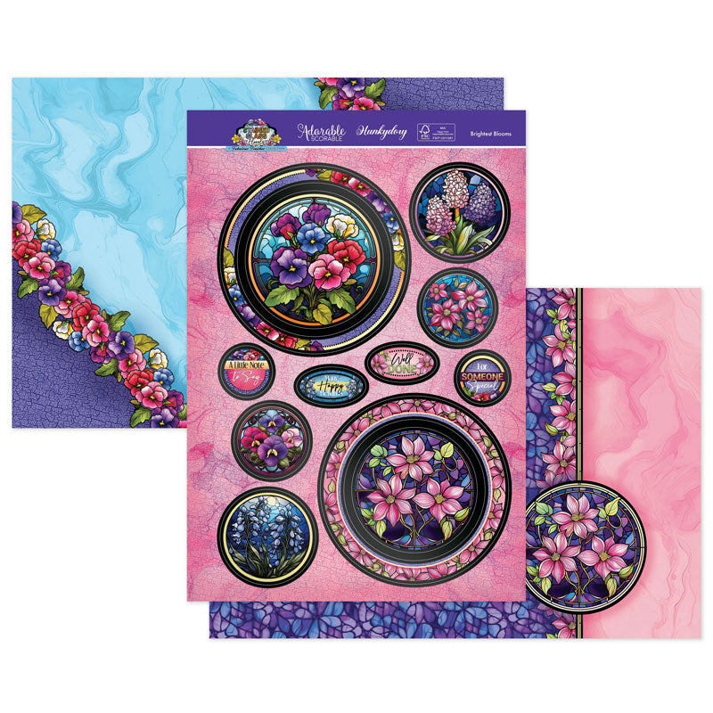 Ensemble de décoration de luxe Fleurs éclatantes