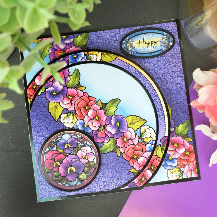 Ensemble de décoration de luxe Fleurs éclatantes