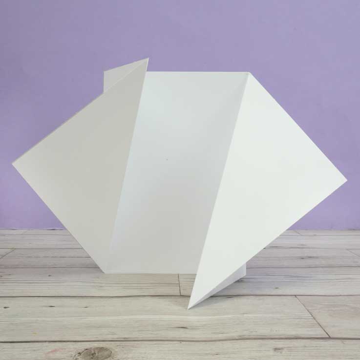 Formes & enveloppes de luxe - Pli décalé