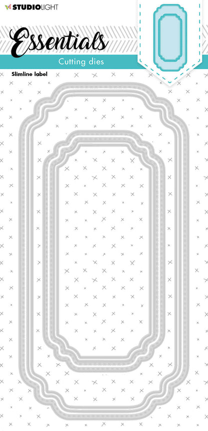 SL Matrice de Découpe Étiquette Slimline Essentiels 105x210x1mm 1 PC nr.184