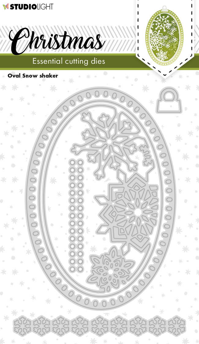 SL Matrices de découpe Noël Ovale Shaker Essentials 96x138x1mm 6 PC nr.253