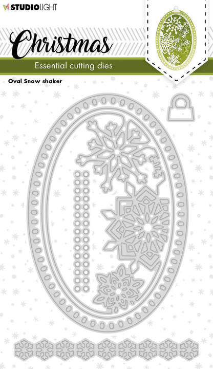 SL Matrices de découpe Noël Ovale Shaker Essentials 96x138x1mm 6 PC nr.253