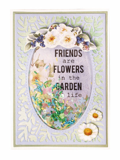 Matrices de découpe SL - Bords floraux - Essentiels de cartes 148x210x1mm 8 PC nr.518