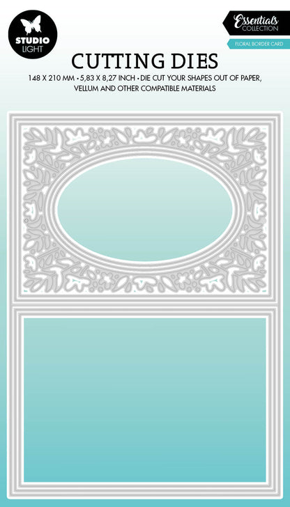 Matrices de découpe SL - Bords floraux - Essentiels de cartes 148x210x1mm 8 PC nr.518