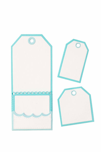 SL Matrice de Découpe Étiquette + Pochette Essentiels 98x140x1mm 14 PC n°581