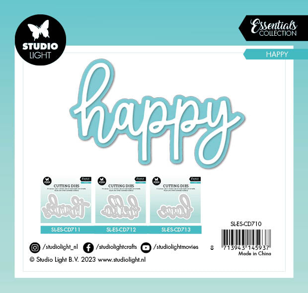 SL Matrice de découpe Happy Essentials 105x100x1mm 2 PC n° 710