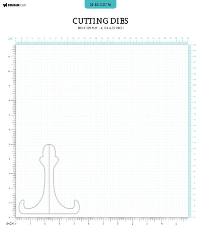 SL Cutting Dies Support de cartes Essentials 105x120x1mm 1 pc n°716