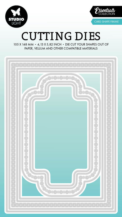 SL Matrice de découpe Forme de carte Cadre Essentials 105x148x1mm 9 pièces réf. 756