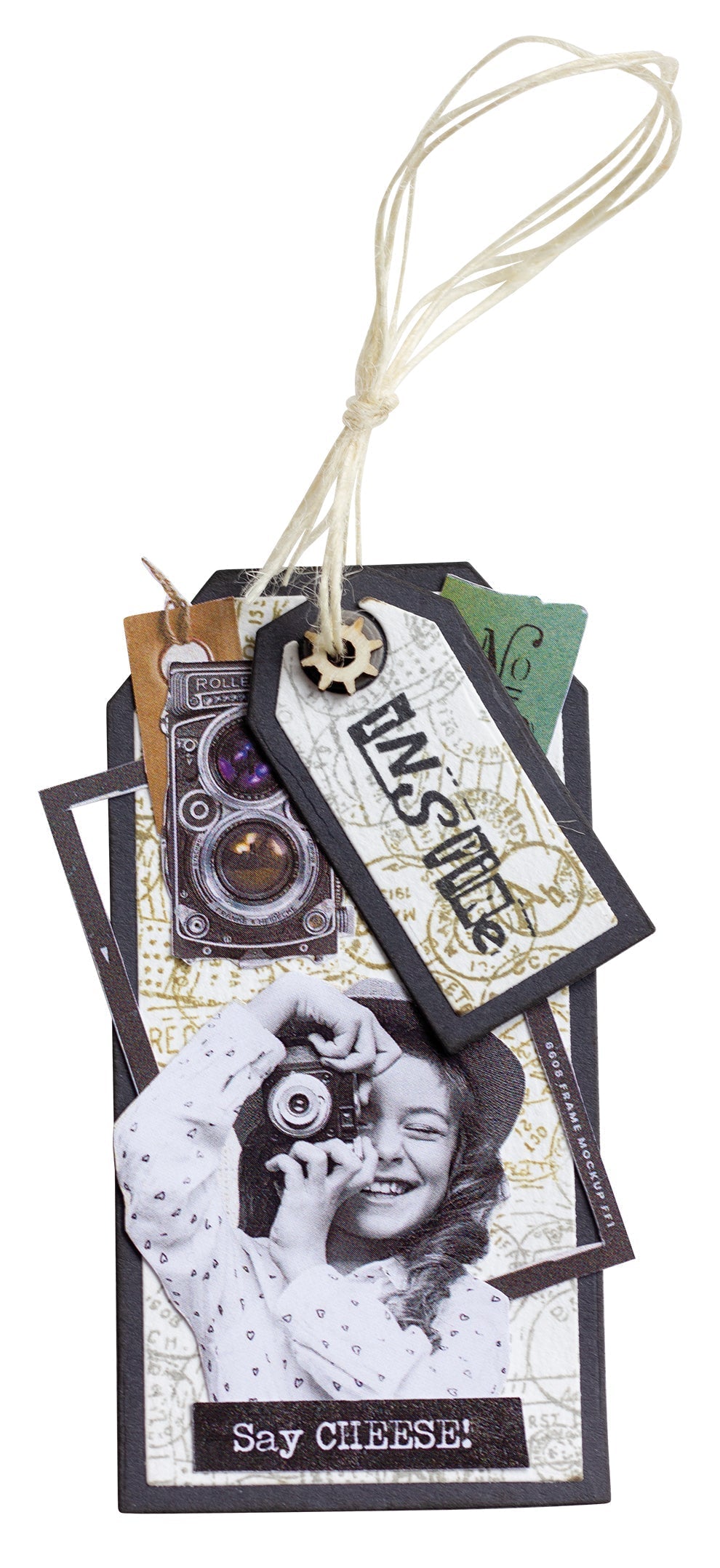 SL Tampon transparent Inspire Happiness Collection Grunge 14 pièces
