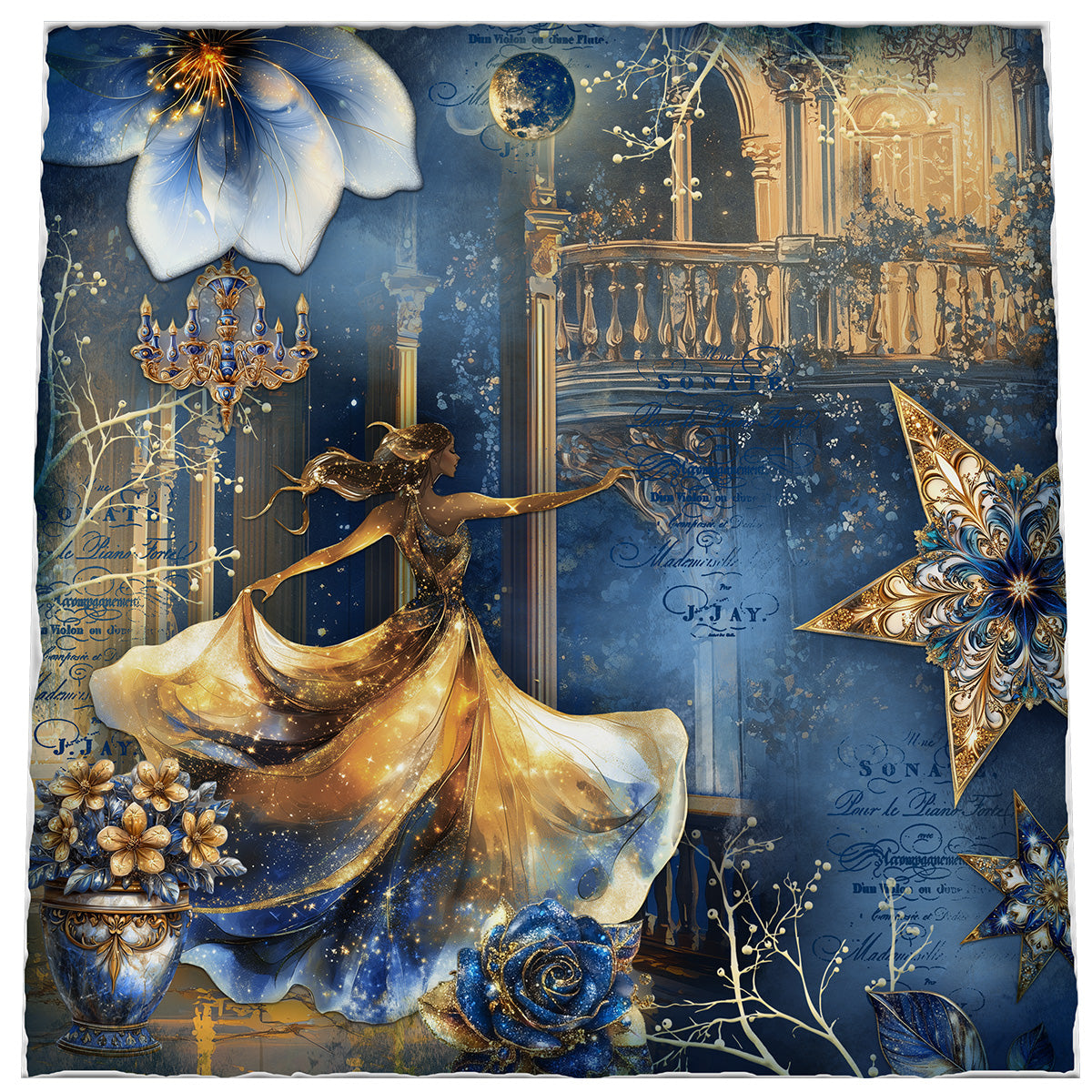 SL Paper Elements Moonlit Ballroom Essentials 105x148x4mm 35 Pièces