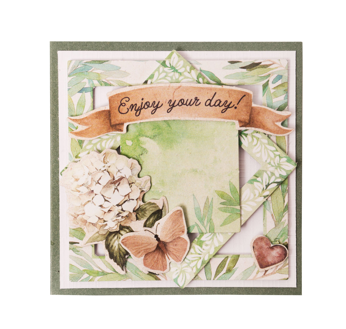 SL Blocs prédécoupés Hydrangea Frames Essentials 105x148x3mm 24 feuilles n°66